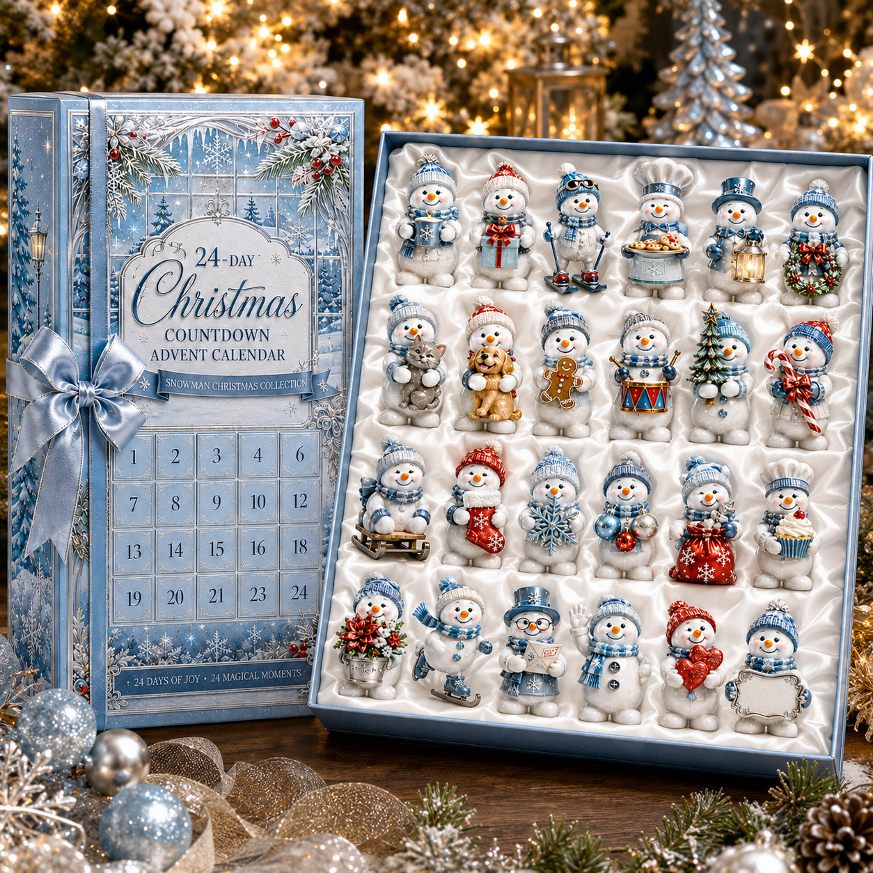 ๐โจ 24-Day Christmas Countdown Advent Calendar โ Snowman Christmas Series