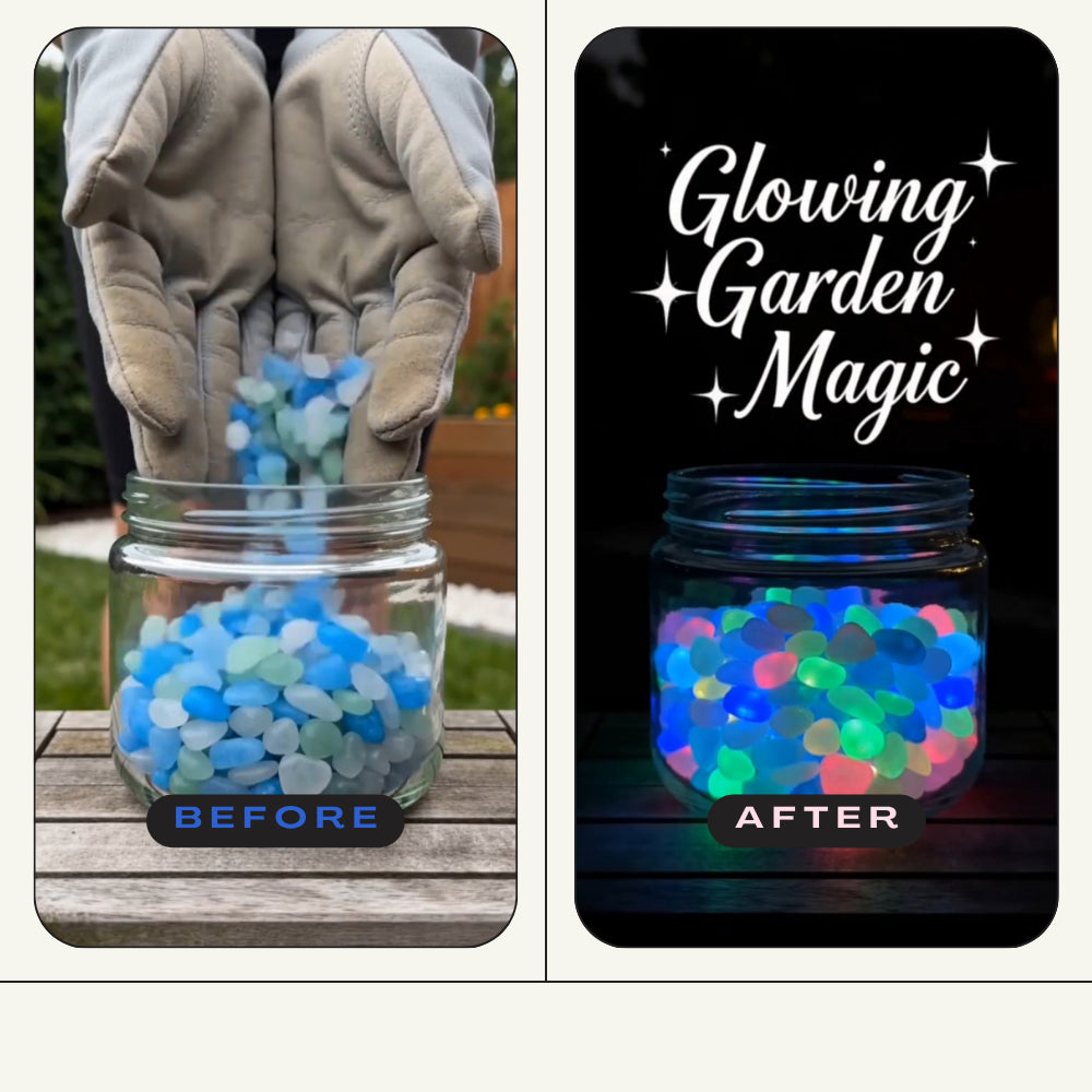 đColorful Glow-in-the-Dark Garden Stonesđ