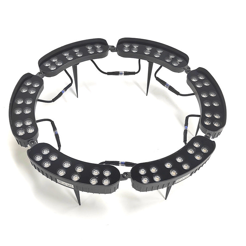 ๐ณ๐ก Ring-Shaped Solar Tree Lights โ Weatherproof Outdoor Spotlights Ideal for Trees, Pillars, and Gardens