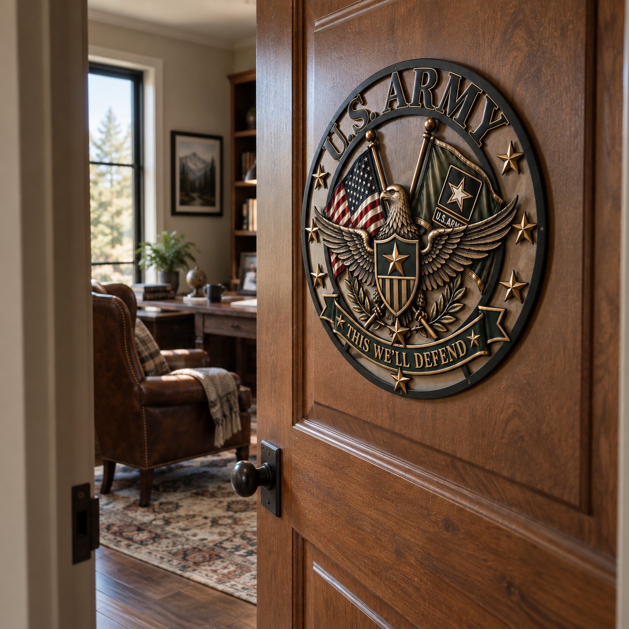 🇺🇸 U.S. Army Tribute Wall Decor