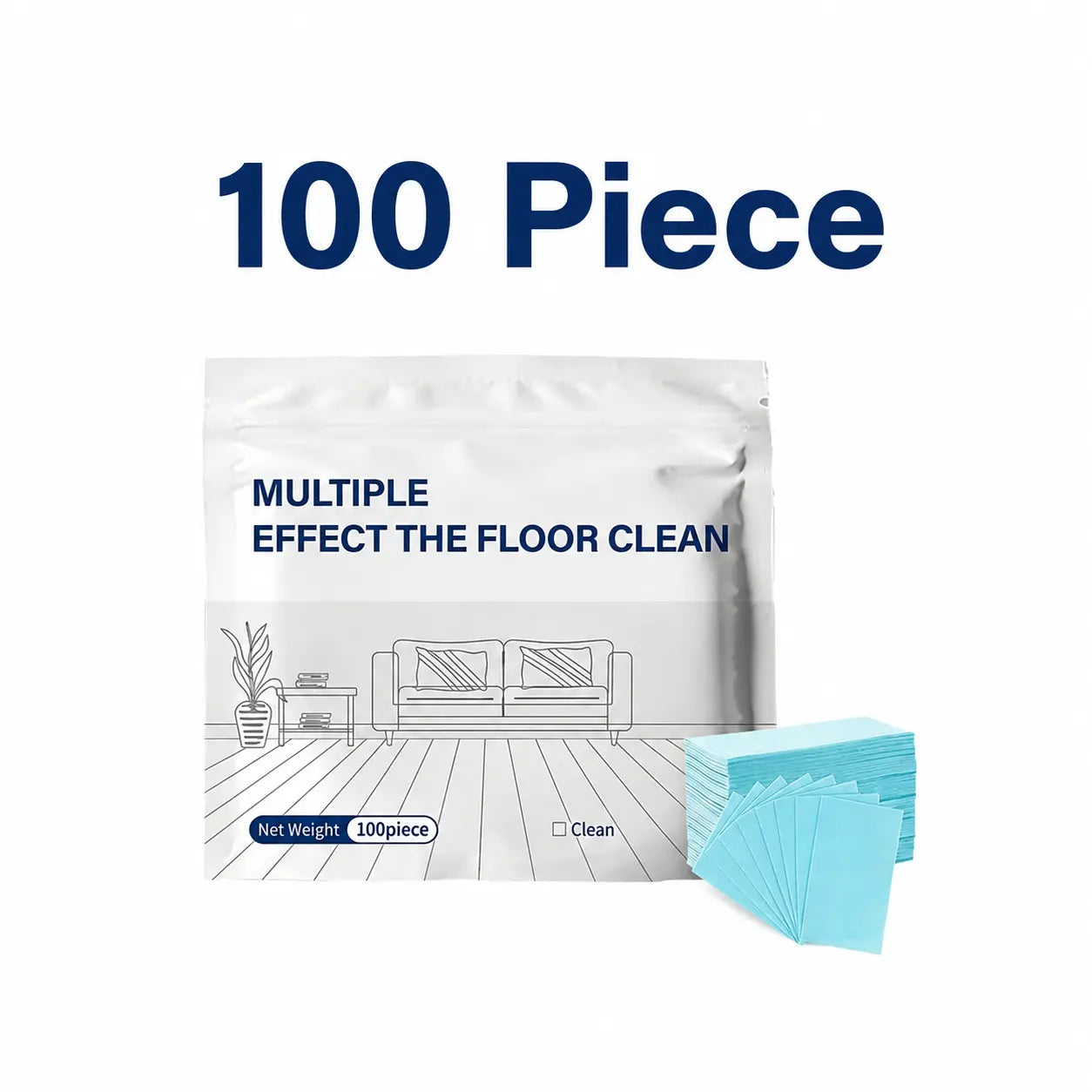 ✨Multi-Effect Floor Cleaning Tablets, Fast Dissolving, No-Rinse Formula for Hardwood, Tile & All Floor Types