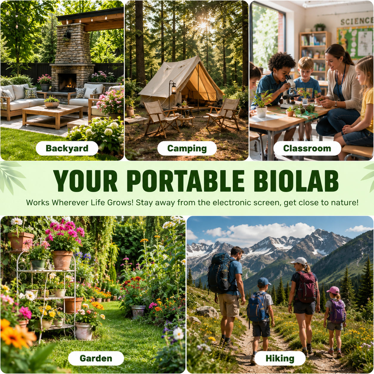 Portable Bug Catcher & Transparent Bug Observation Box