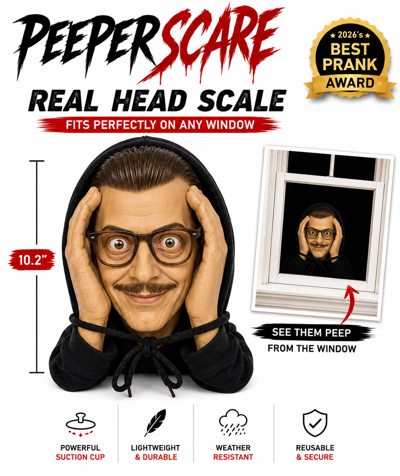 ๐ 5D Creepy Window Peeper Sticker | The Ultimate Halloween Prank