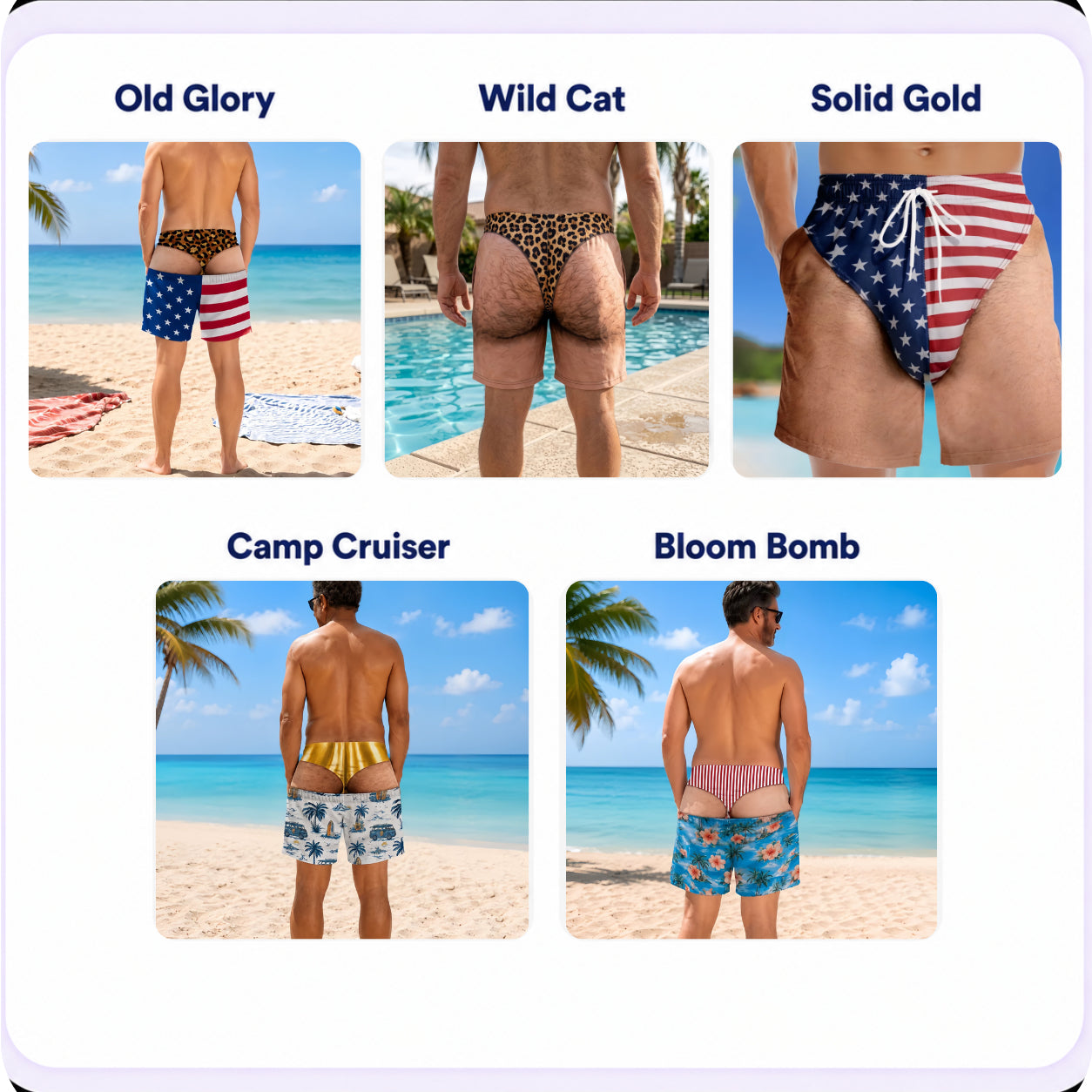 🏄♂️Prank Swim Trunks