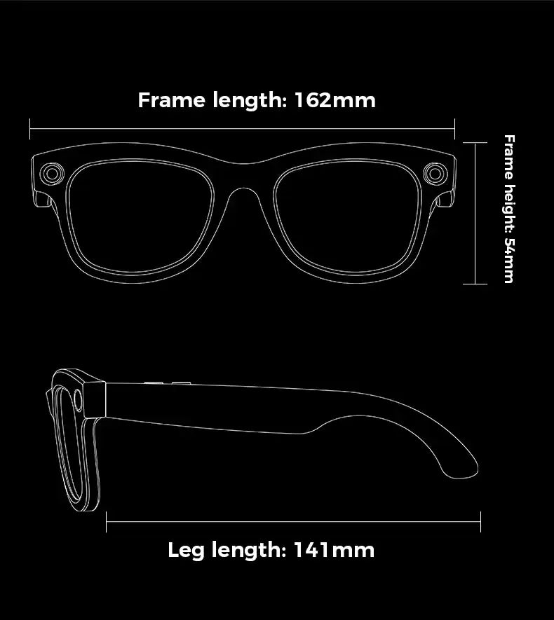 š„LAST DAY 57% OFF - AI Vision Smart Glassesā¢āReal-time Translation, Camera, Music, and AI Assistant
