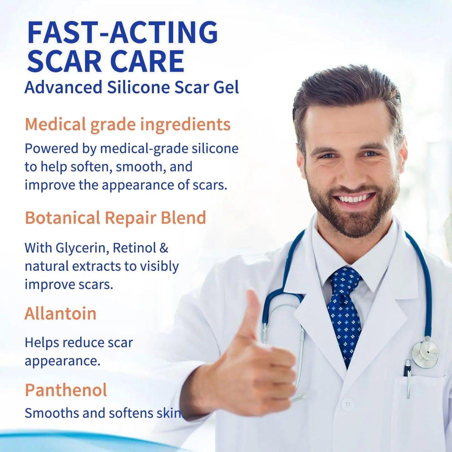 🔥Advanced Silicone Scar & Wrinkle Smoothing Gel