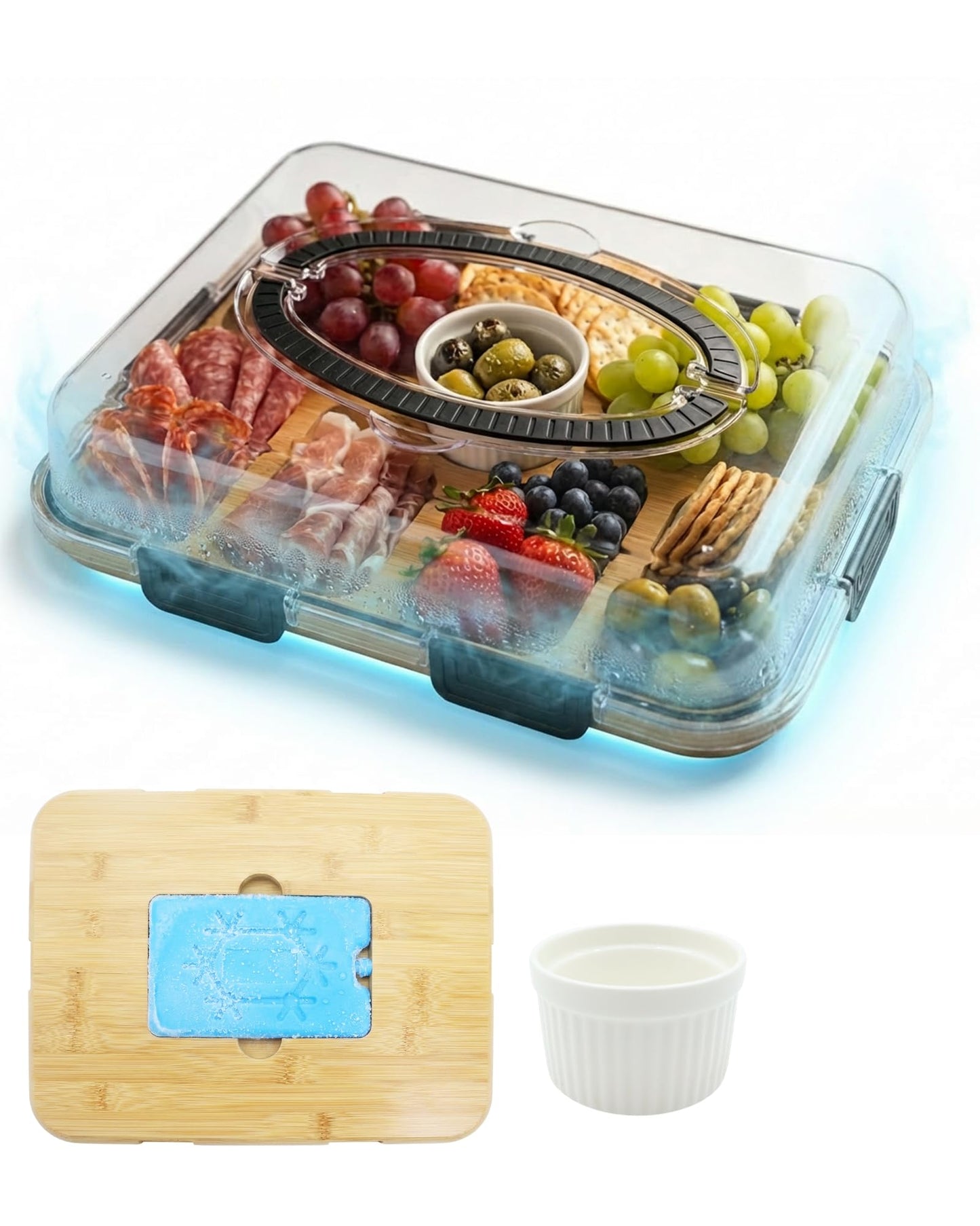 🧀Charcuterie Board with Lid