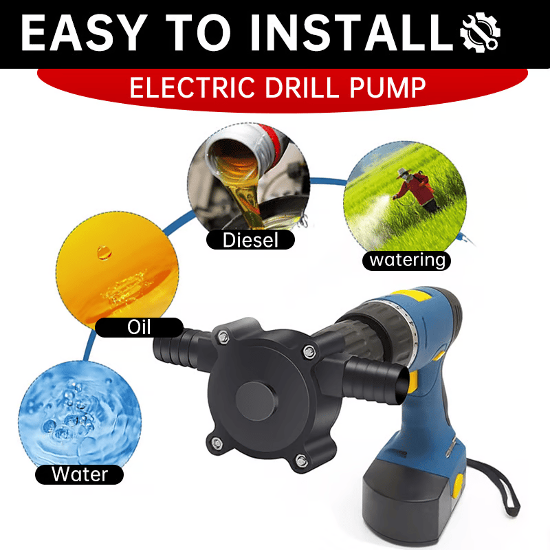 š„ šØāš¾š„Portable Electric Drill Pump