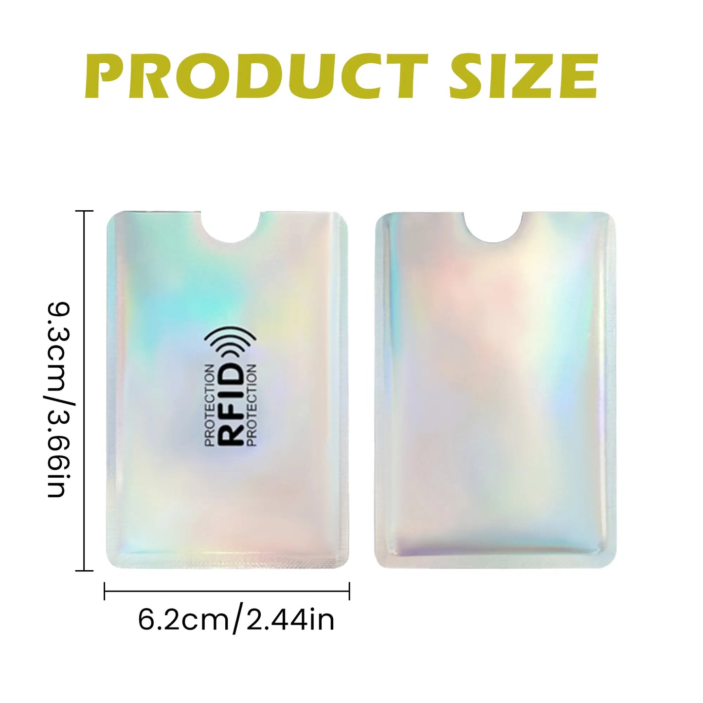 RFID Blocking Sleeves Set โ Protection for Credit & ID Cards
