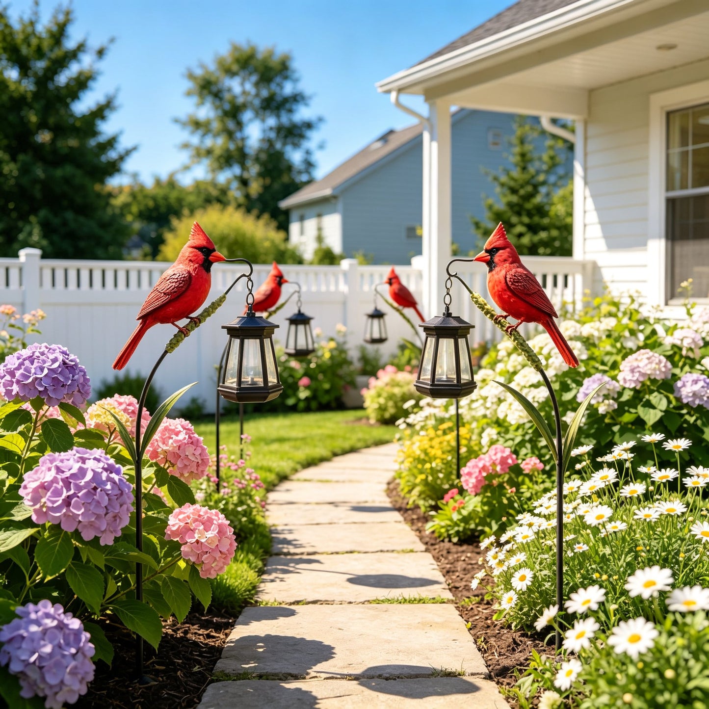 š¦ Cardinal Solar LightāA Beautiful Garden Light That Feels Full of Life