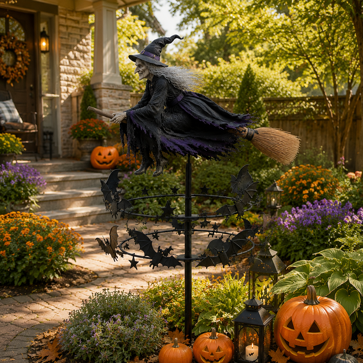 🔥 Limited time – 🧙♀️ The Enchanted Witch Garden Wind Spinner