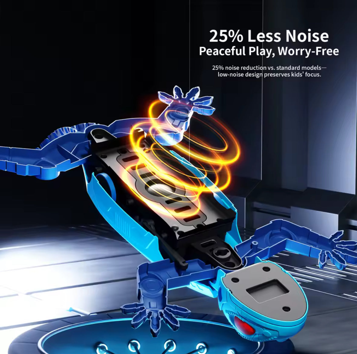 Remote Control Wall Climbing Lizard Toy — Ceiling & Floor Crawler