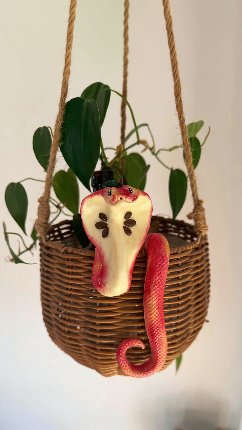 Mushroom Cobra Potted Plant Hanger