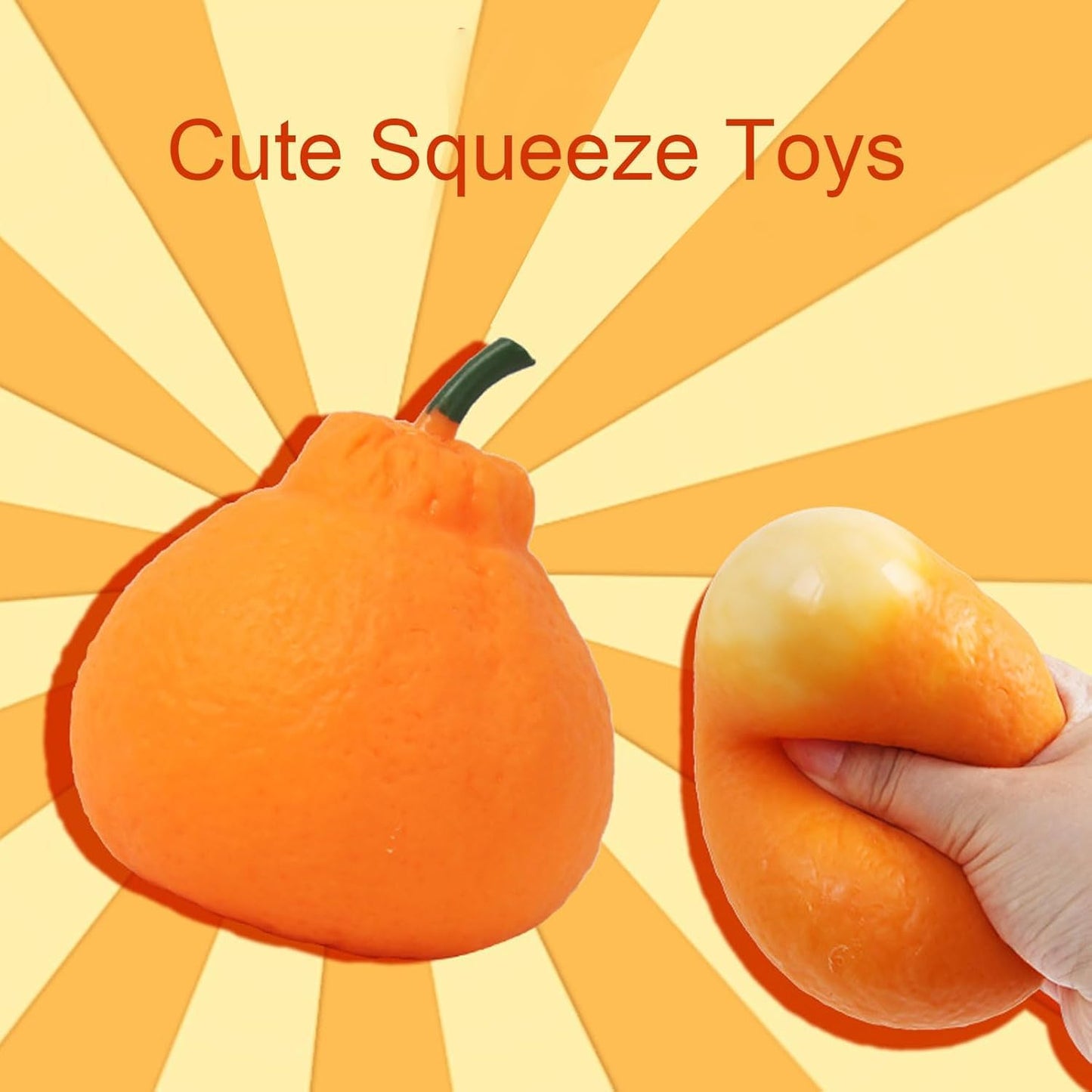 🍊The Original Orange Splat! - Premium Slow-Rising Stress Relief Squishy Toy