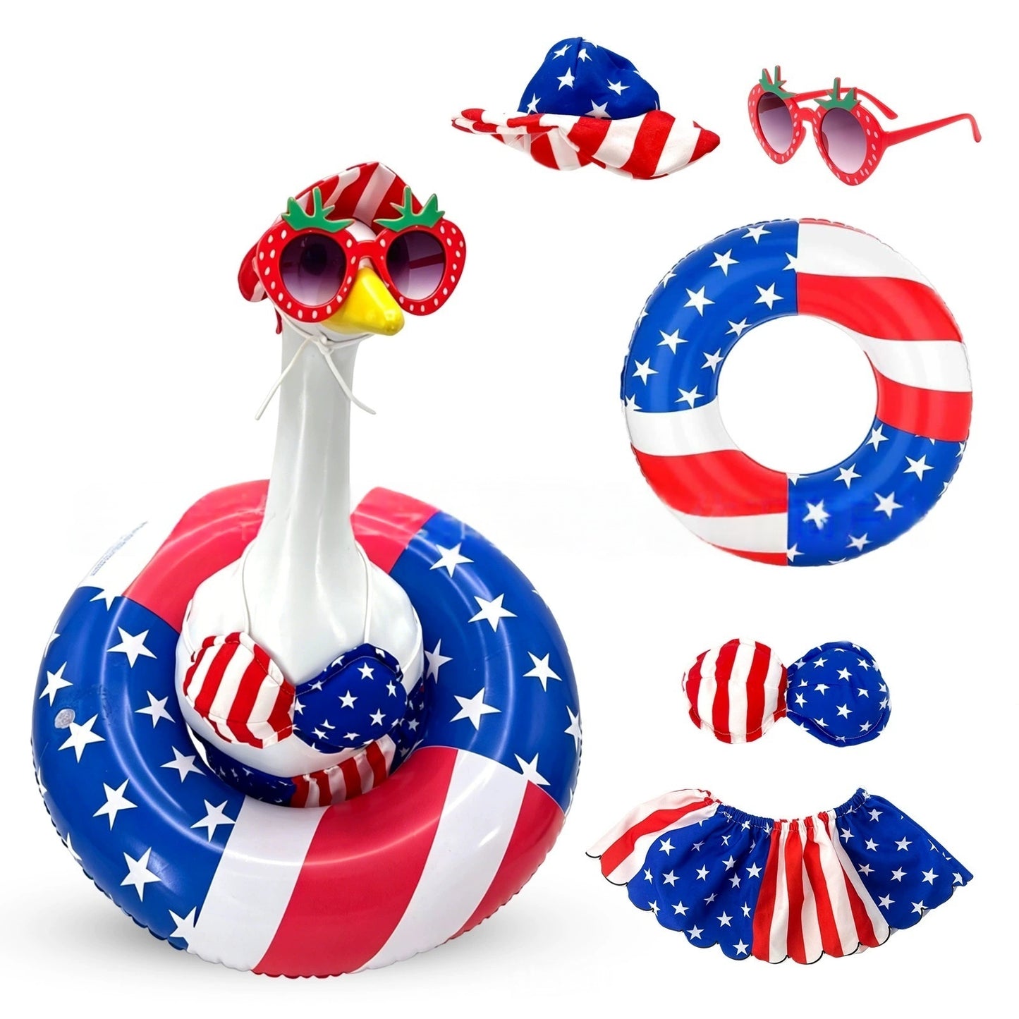🦢America's Favorite Porch Goose Outfit – Complete 4th of July Beach Party Look🇺🇸