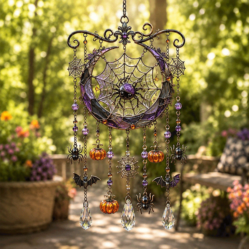 🎃Halloween Glass Suncatcher Wind Chime