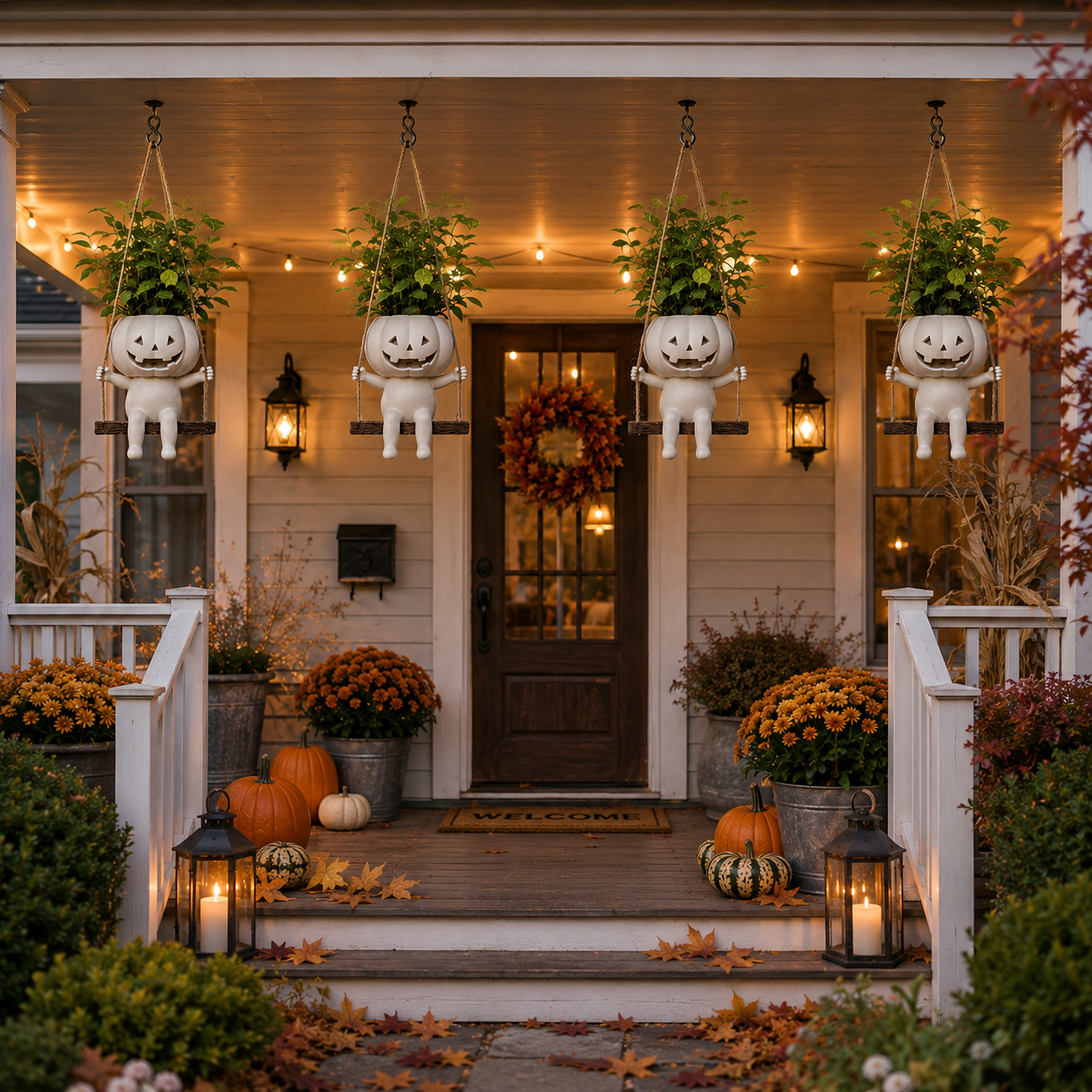 ๐ Pumpkin Planter | The Easiest Way To Make Your Porch Feel Like Fall