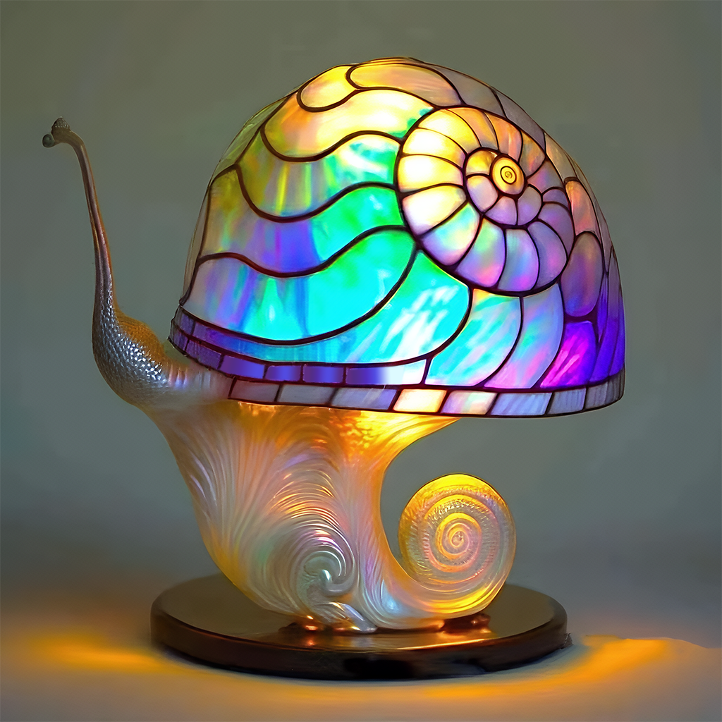 🍄 Tiffany-Style Mushroom Lamp