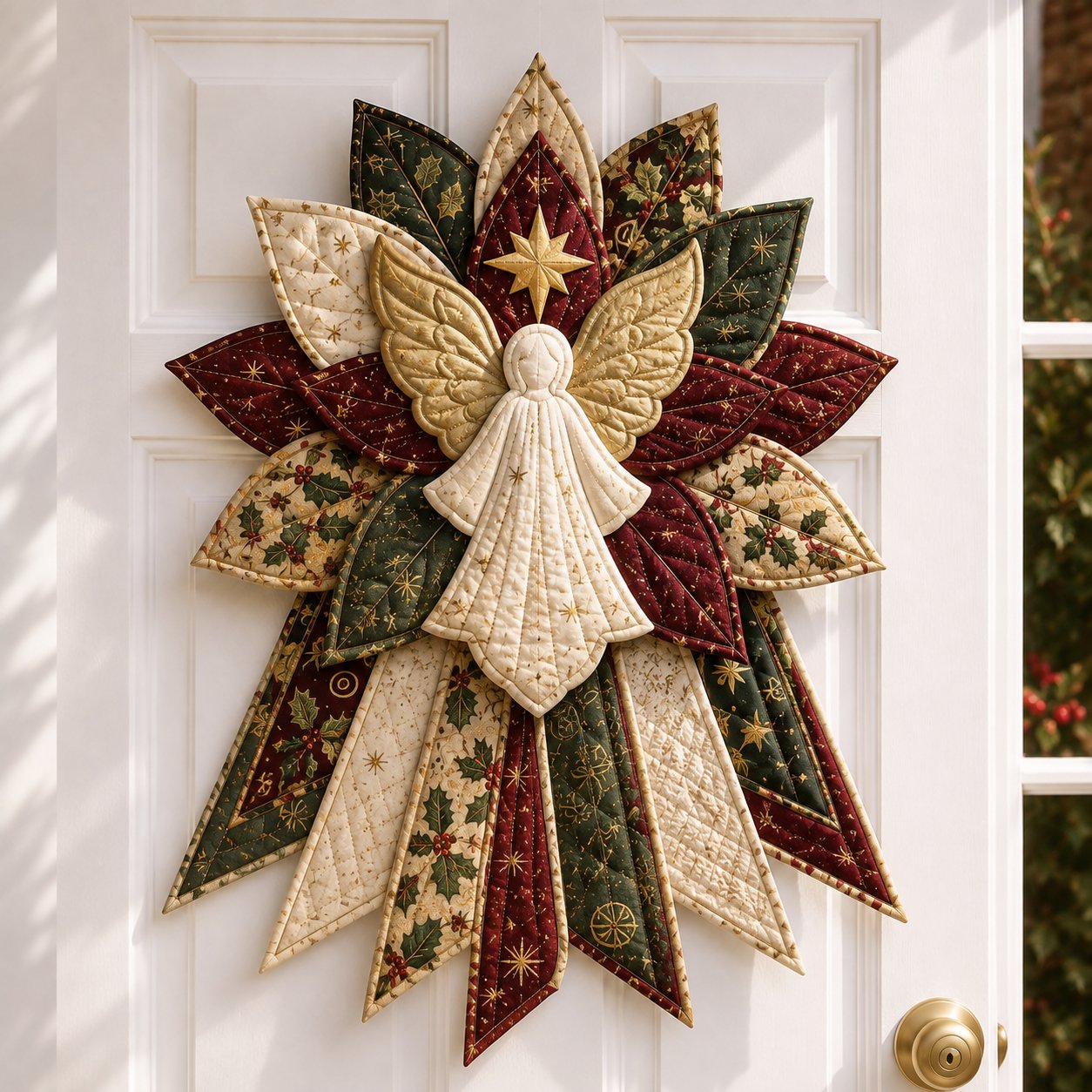 ๐ Holiday Celebration ๐ โ Festive Quilted Christmas Door Hanging DIY Sewing Kit