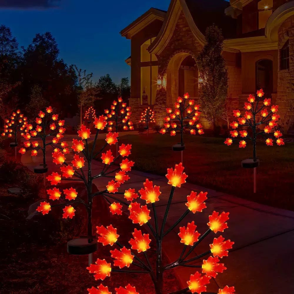 ๐ฅ๐ Pumpkin Solar Stake Lights โ Halloween Outdoor Yard Decor