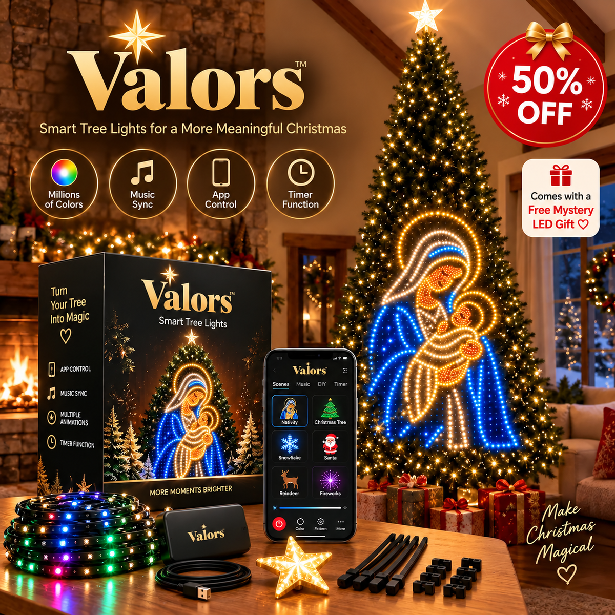 ✝️ Smart Christmas Tree Lights | Create Your Own Faith-Filled Christmas 🎄