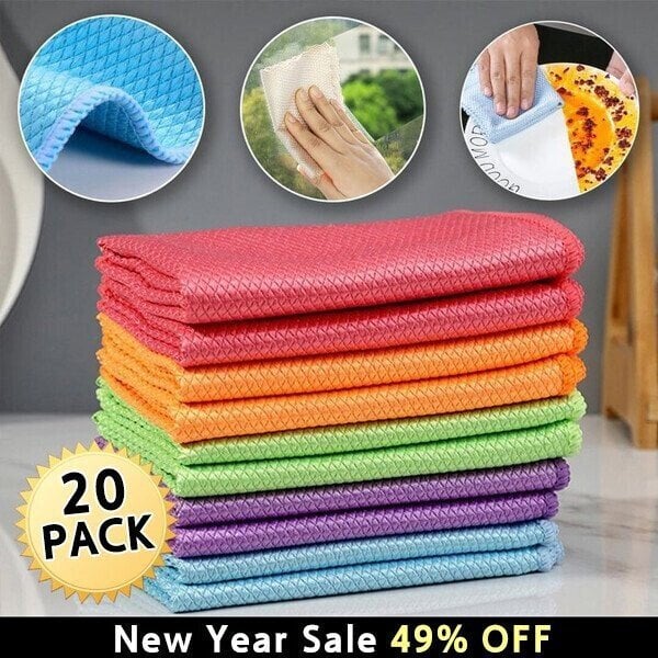 🔥Streak-Free Miracle Cleaning Cloths - Reusable