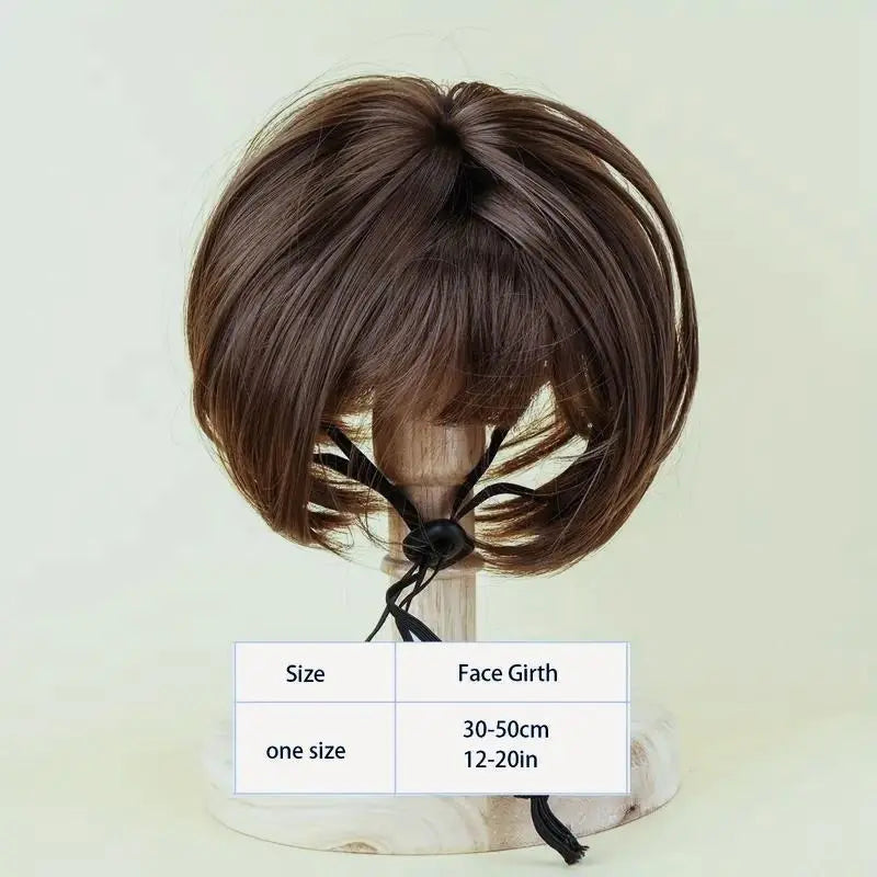 šHALLOWEEN SALE: SHORT HAIR WIG PET HEADBAND ā FUNNY ACCESSORY FOR DOGS & CATS!š