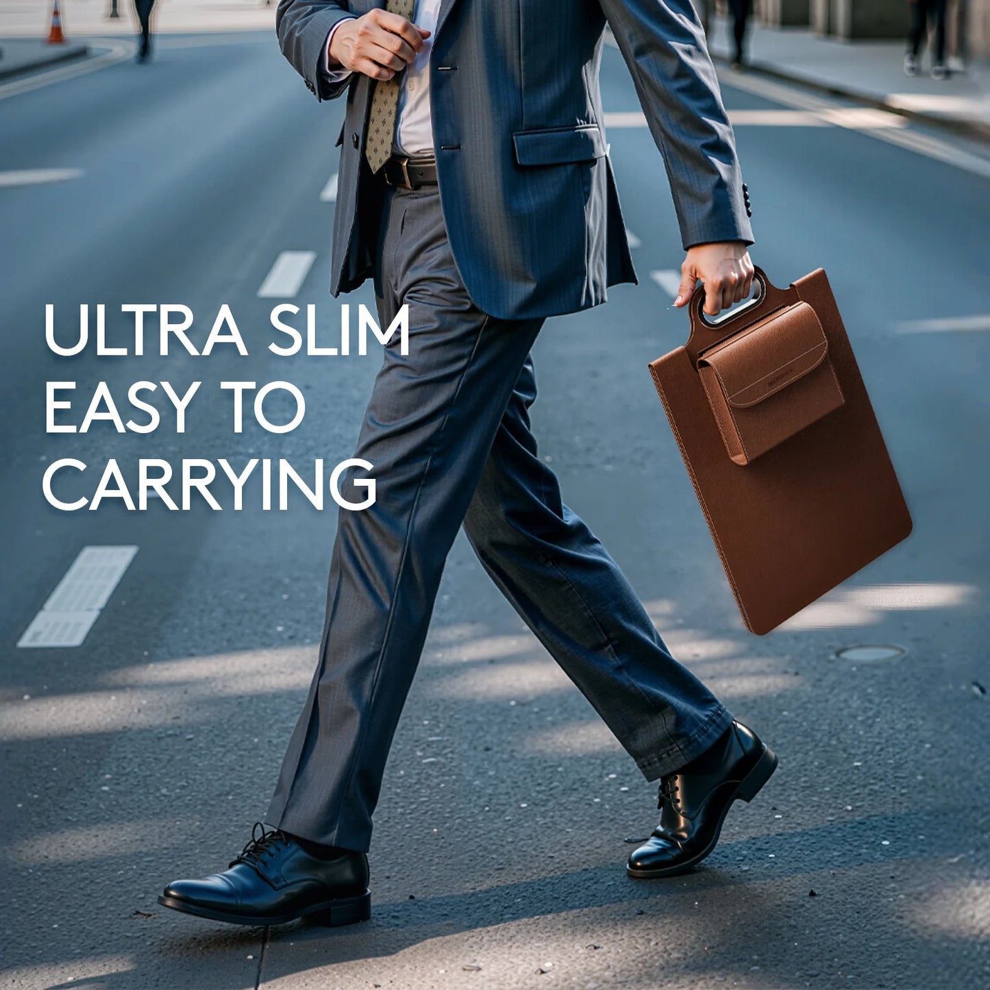 💻 WorkMate™ 5-in-1 Laptop Carrying Case with Wireless Charging Stand