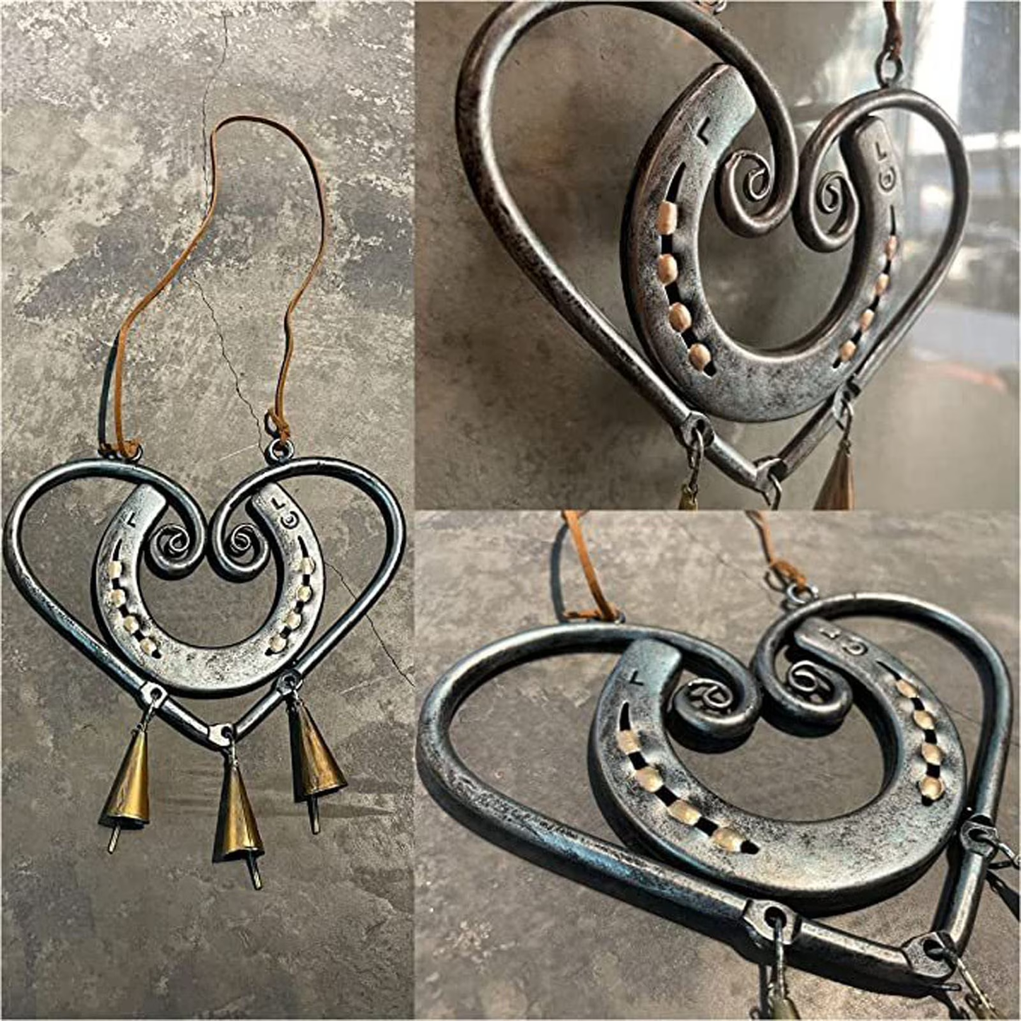 The Horseshoe Heart Wind Chime โค๐
