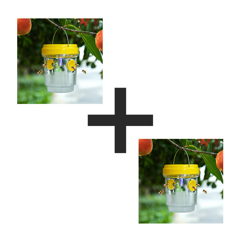 ๐โ๏ธ Solar-powered wasp trap for patios and gardens ๐๐ฟ โ effective, rechargeable and weatherproof โ chemical-free, covers up to 500 mยฒ !