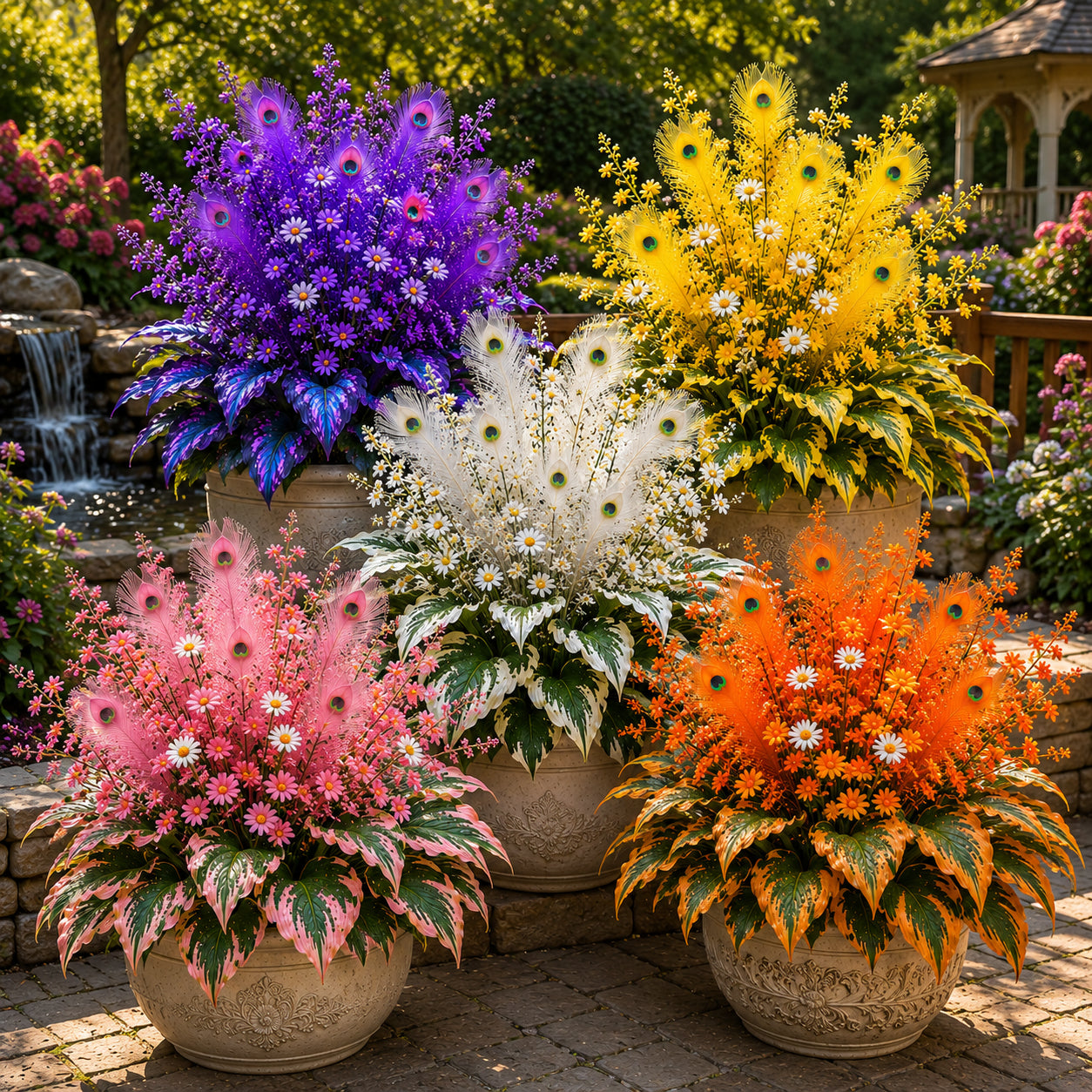 🌿🔥 Peacock Flame seed – Stunning Colors That Brighten Any Space 🦚