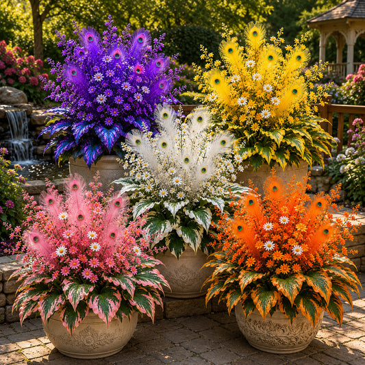 🌿🔥 Peacock Flame seed – Stunning Colors That Brighten Any Space 🦚