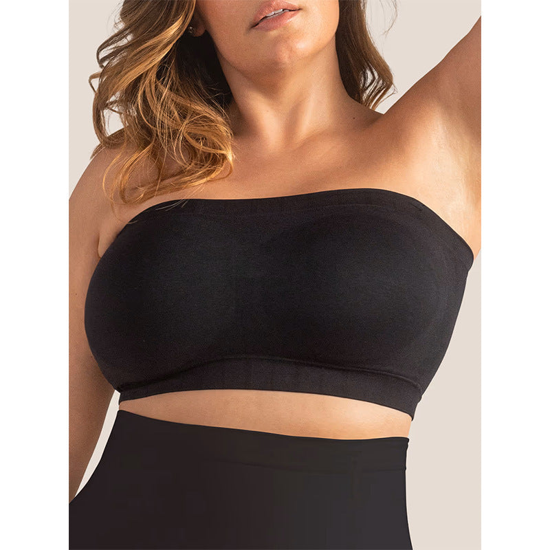 ✨ Convertible Strapless Bandeau Bra with Wireless Comfort, Anti-Slip Grip 👍Suitable for All Body Types