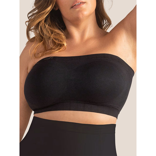 ✨ Convertible Strapless Bandeau Bra with Wireless Comfort, Anti-Slip Grip 👍Suitable for All Body Types