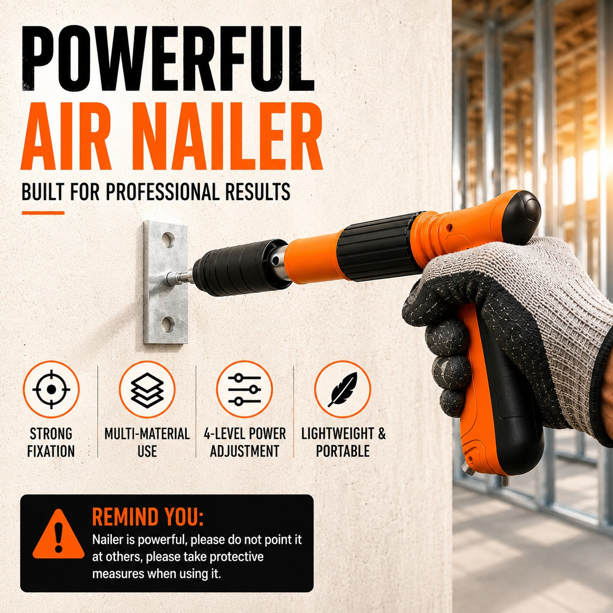 Woodworking and Decoration Integrated Air Nailer