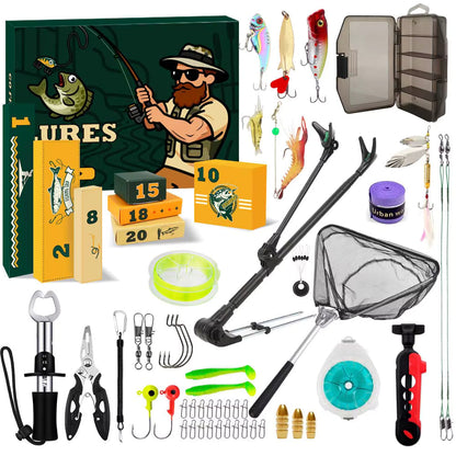 🔥Christmas Sale🎁24-Day Lure Fishing Advent Calendar