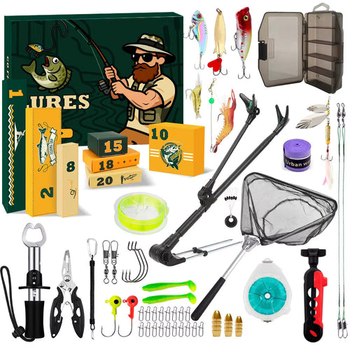 🔥Christmas Sale🎁24-Day Lure Fishing Advent Calendar