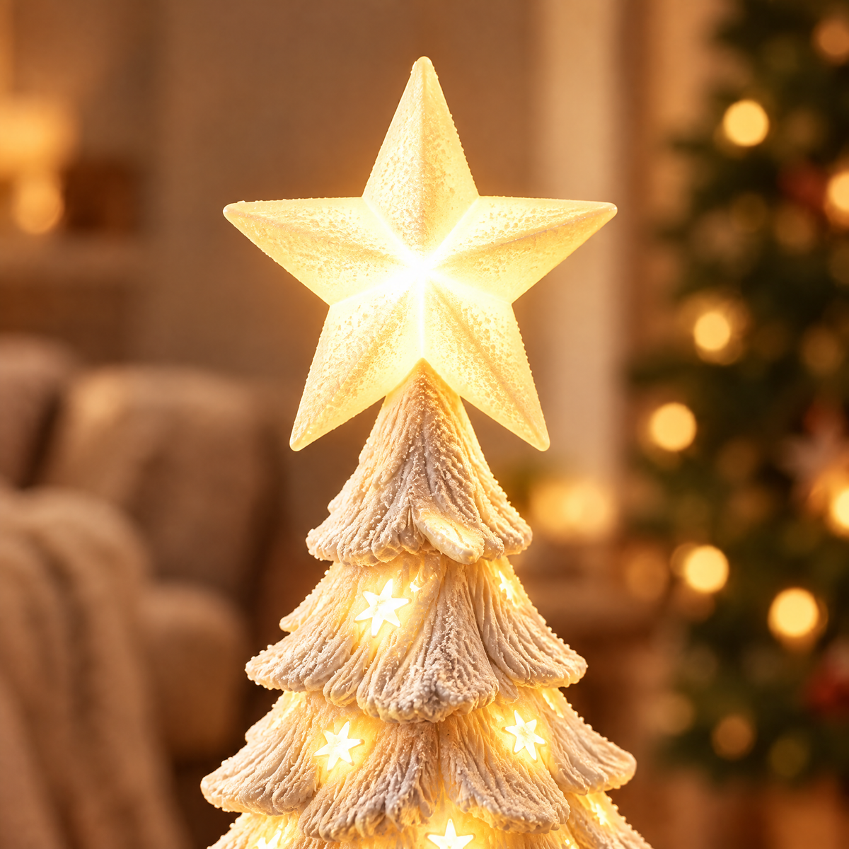 🔥Christmas Sale🎁Nordic Christmas Village LED Winter Christmas Tree Light