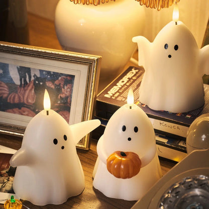 👻Ghost LED Candle Trio
