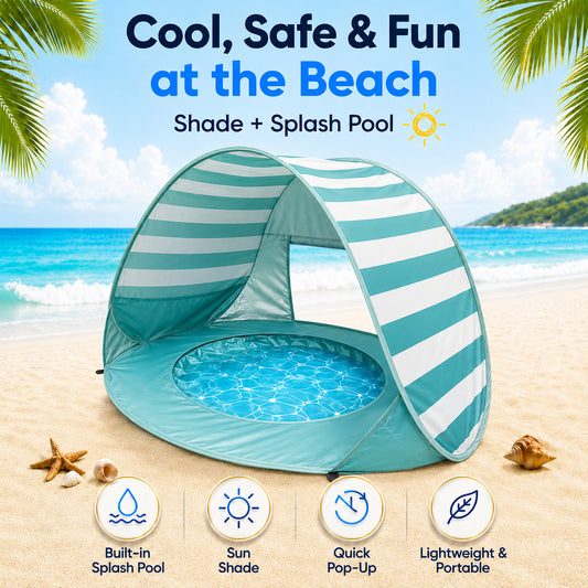 👶🏖️ VALORS™ POP-UP BABY BEACH TENT