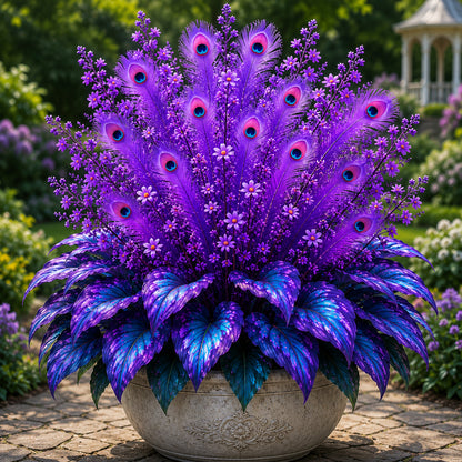 🌿🔥 Peacock Flame seed – Stunning Colors That Brighten Any Space 🦚