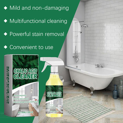 🔥【CLEARANCE!] Molecular-Level Cleaning Tech! Oxalic Acid Bathroom Cleaner Dissolves Rust