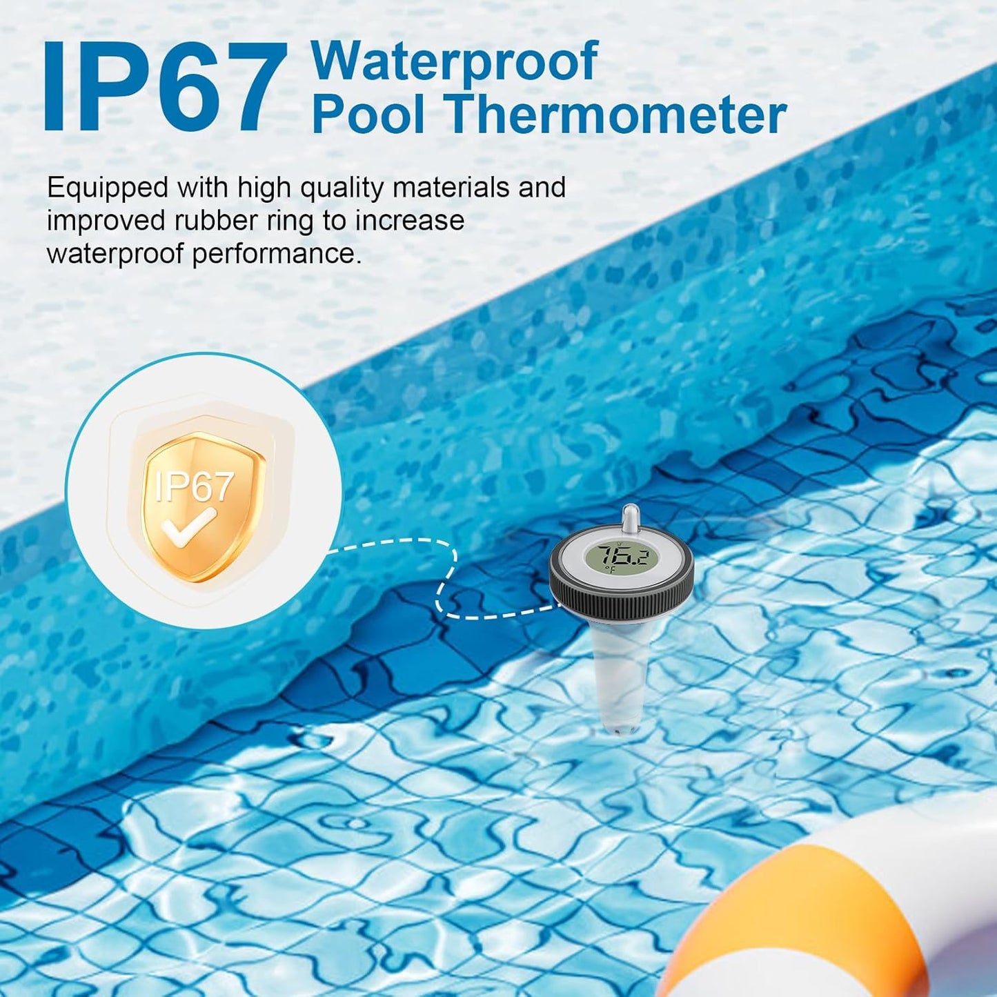🏊Pool Thermometer🌡️(Fahrenheit Celsius switchable)