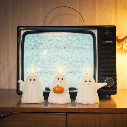 👻Ghost LED Candle Trio