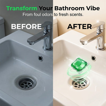 🏠💧Drain Deodorizer Pods – Bio‑enzyme formula neutralizes smells at the source. Instant fresh scent, no harsh chemicals. Say goodbye to embarrassing odours. 🚰✅