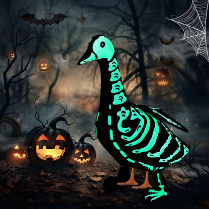 Skeleton Porch Goose Halloween Outfit