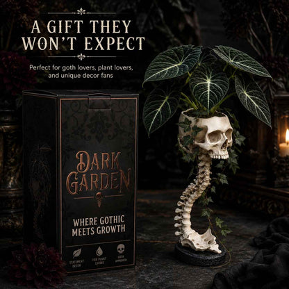 💀 Skull Planter - Bold Decor for Plant Lovers