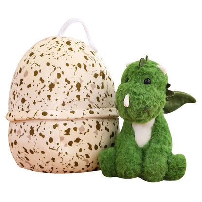 🔥Christmas Sale🎁Funny Dinosaur Plush Toy for Boys - Dinosaur Egg Stuffed Pillow, Comforting Sleep Companion Doll
