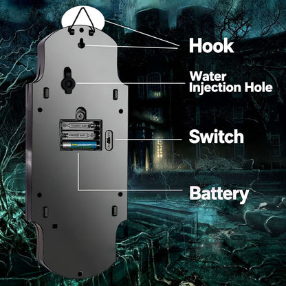 🕸️ Gothic Skeleton Hand Doorbell – Motion Activated Haunted Door Decoration💀🎃