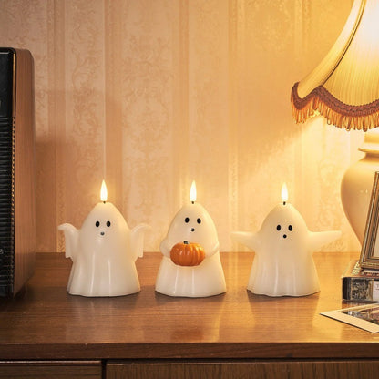 👻Ghost LED Candle Trio